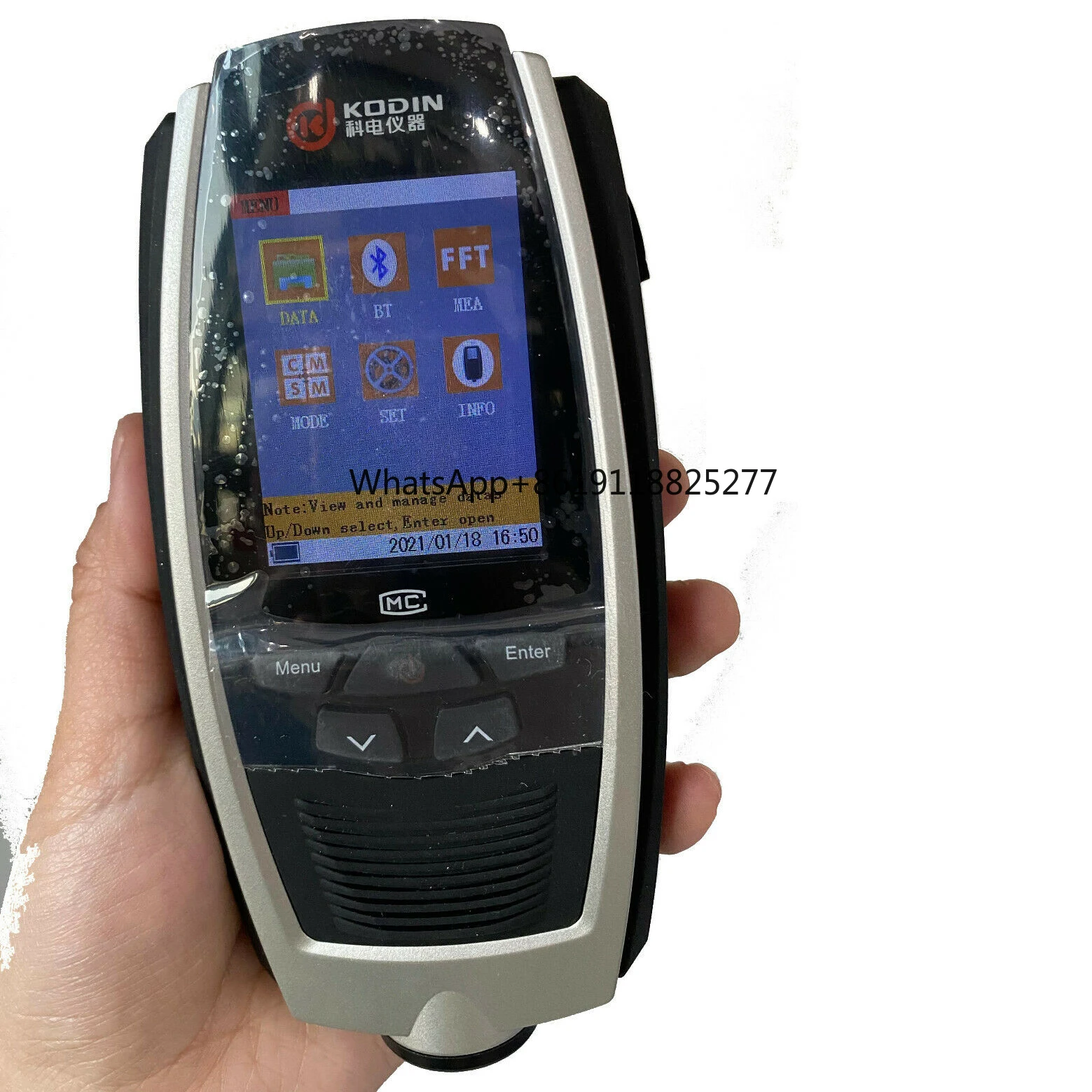 Vibration Meter Analyzer Vibrometer with Bluetooth 2.0 Sensitivity 2%