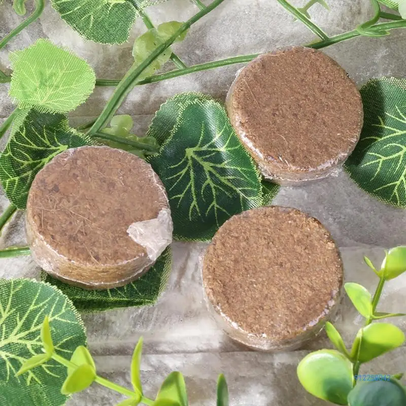มะพร้าวเส้นใย Coir เม็ดสารอาหารดินน้ำหนักเบาพืชบีบอัดฐาน Garden Drop shipping