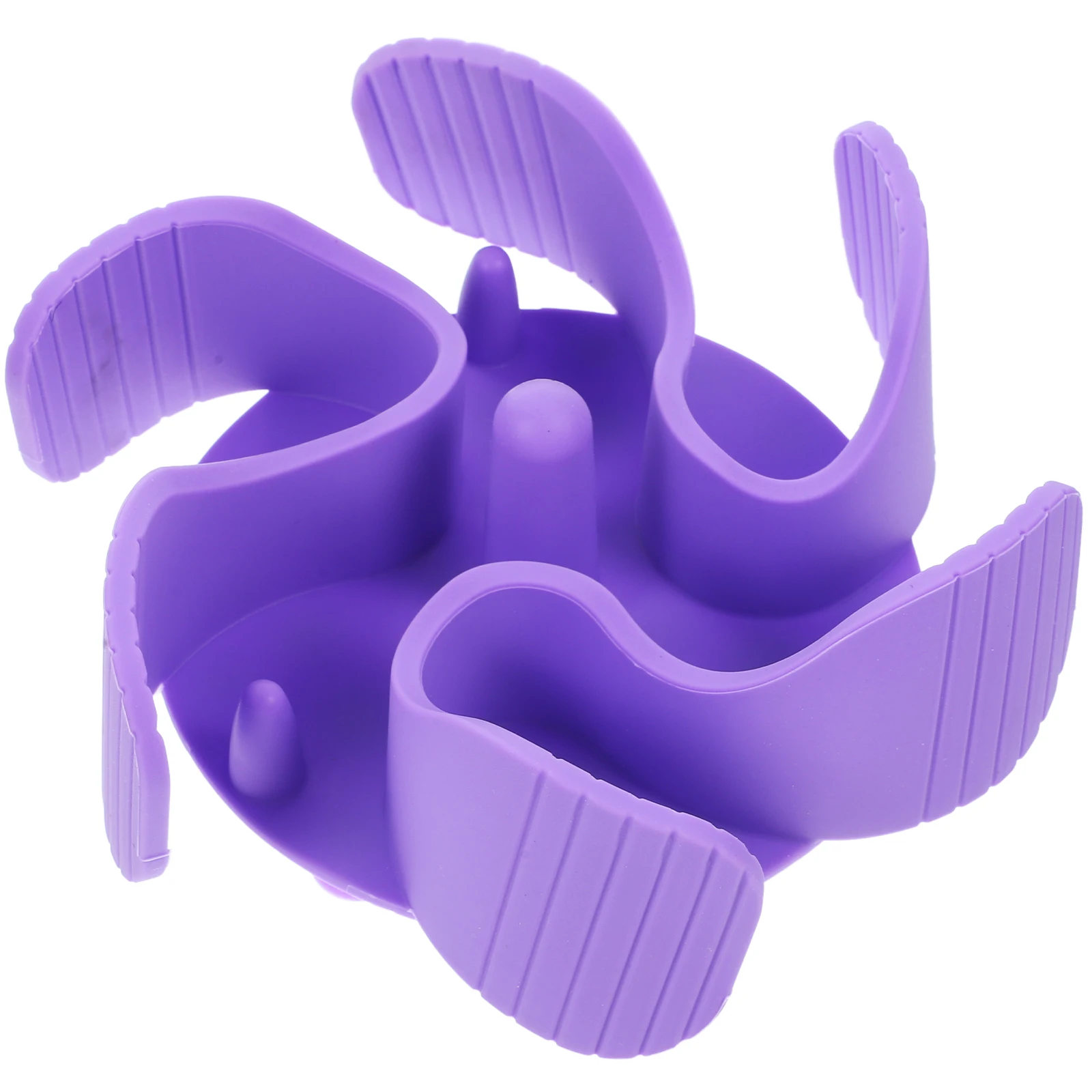 

Slow Feeder Dog Bowl Insert Purple Small Soft Silicone Pet Supplies Wear Resistant Easy Clean Digestion Aid Prevent Choking