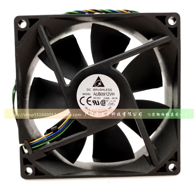 

Delta AUB0912VH 9025 12V 0.60A 9CMCm 4-Pin PWM Temperature Control Cooling Fan