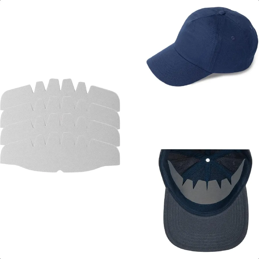 

4 Count EVA Foam CapPro Baseball Crown Shaper Inserts for Fitted Caps Snapback Hats Washable Reusable Sports Headwear