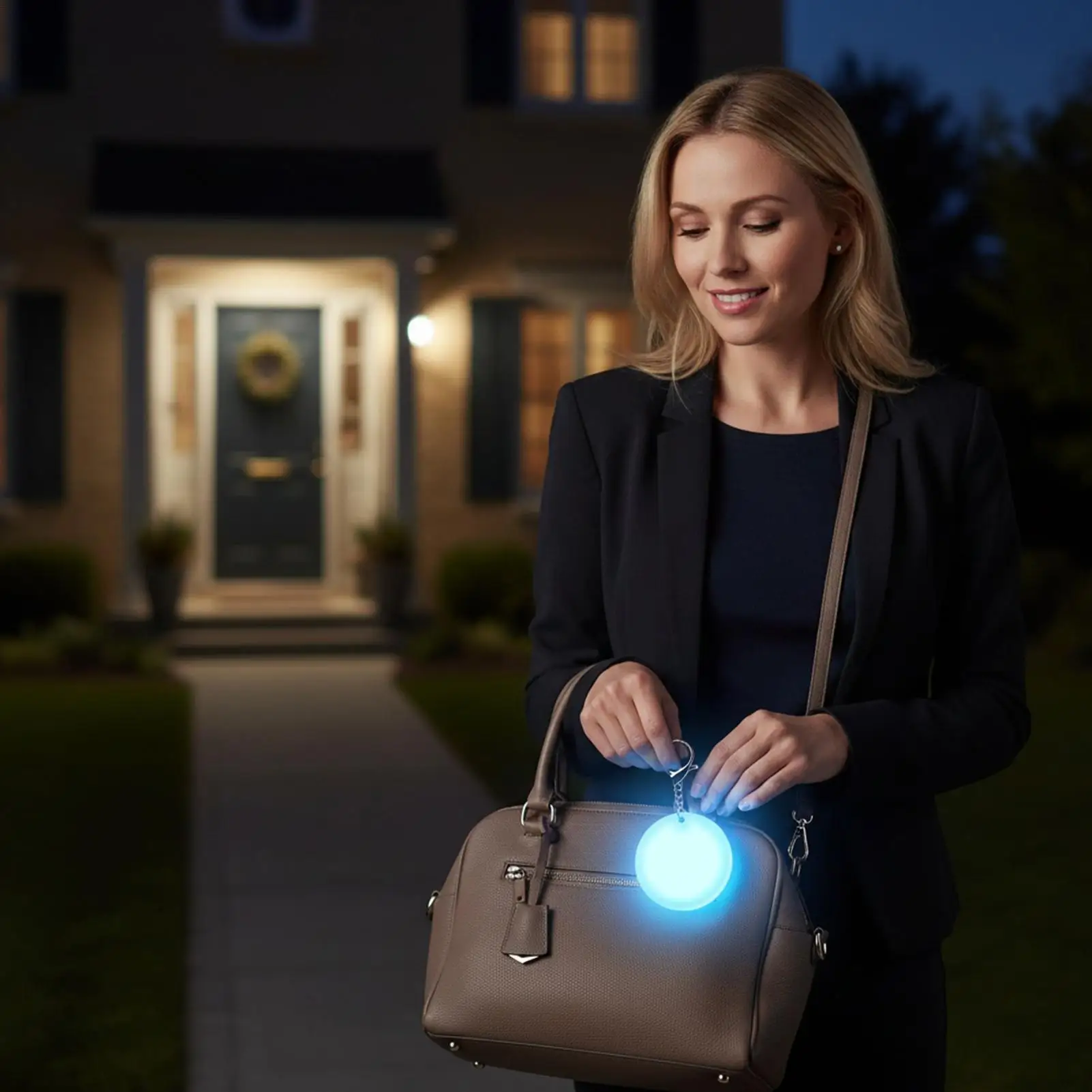 LED Purse Light Rechargeable with Clip Touch Control Purse Nght Light for Dating Camping Travel Commuting Beach Wife Girlfriend