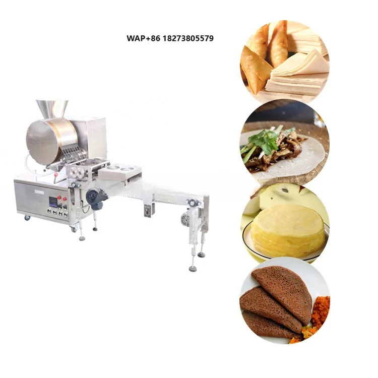 Electric Mexico Quesadilla Taco Pancake Maker India Chapati Griddle Electric Crepe Making Machine Mogogo Injera Making Machine