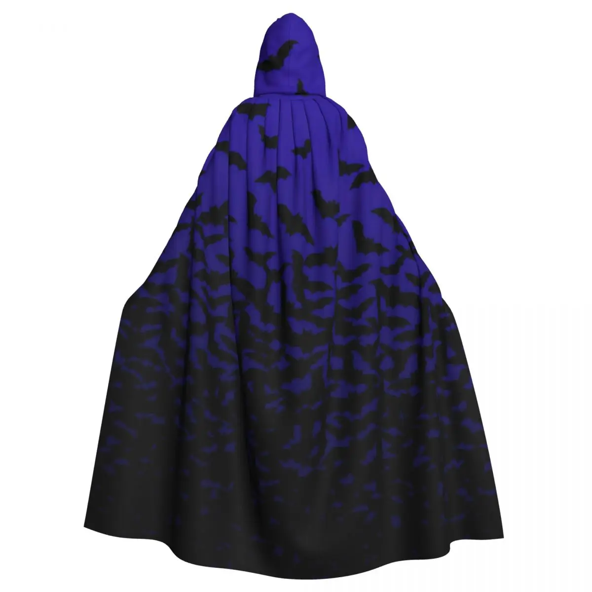 

Halloween Bat Hooded Cloak Halloween Party Cosplay Woman Men Adult Long Witchcraft Robe Hood