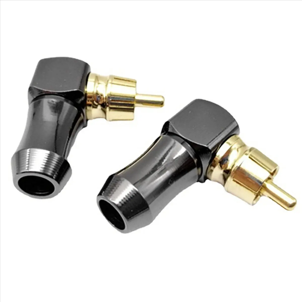 

A75T 20 шт. RCA-разъемы аудио-штекеры, угловые 90 градусов, для пайки видеокабелей и акустических систем