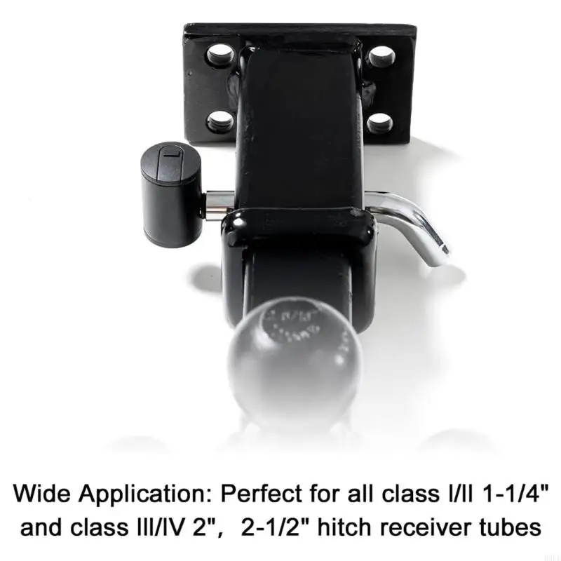 

Heavy Duty 5/8 And Inch Trailer Hitch Receiver Lock With 360 Degree Rotating Lock Head For Trucks Motorhome Campers H9EE