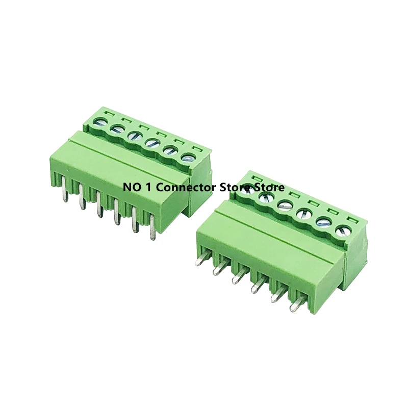 10Set 15edg 3.81Mm 3.5Mm Kf2edg Pcb Plug-In Terminal Blocks Connector Rechte Pin Haakse 2/3/4/6/8-12P Pin Header Socket
