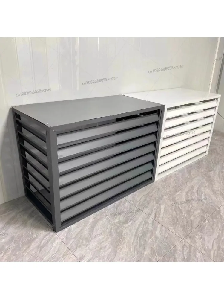 Couvercle d'unité extérieure de climatiseur en alliage d'aluminium, couvercle de Protection pour unité extérieure, Protection contre la pluie et le soleil, unité extérieure de climatiseur