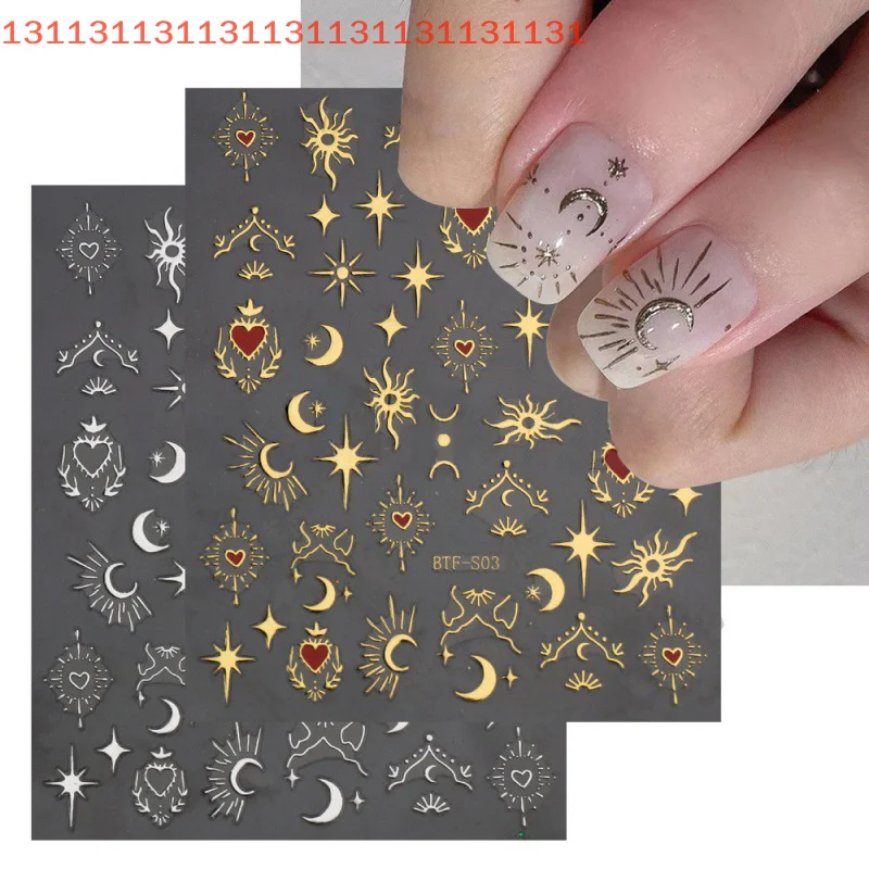 

Butterfly Manicure 3D Decals Heart Stickers for Valentine's Day