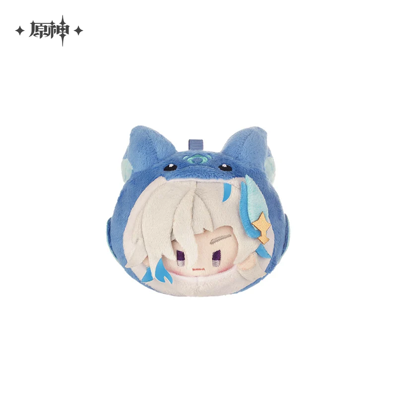 [Official]MiHoYo Genshin Impact Keychain Teyvat Zoo Theme Series Cute Kachina Neuvillette Lyney Plush Doll Cosplay Doujin Gifts