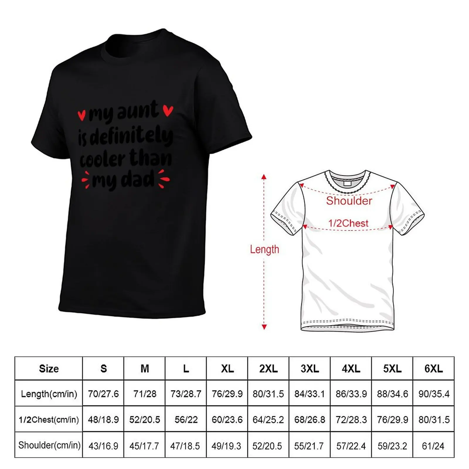 My Aunt Is Definitely Cooler Than My Dad - Funny Newborn T-Shirt vintage graphic tee valentines clothes mens designer t shirt