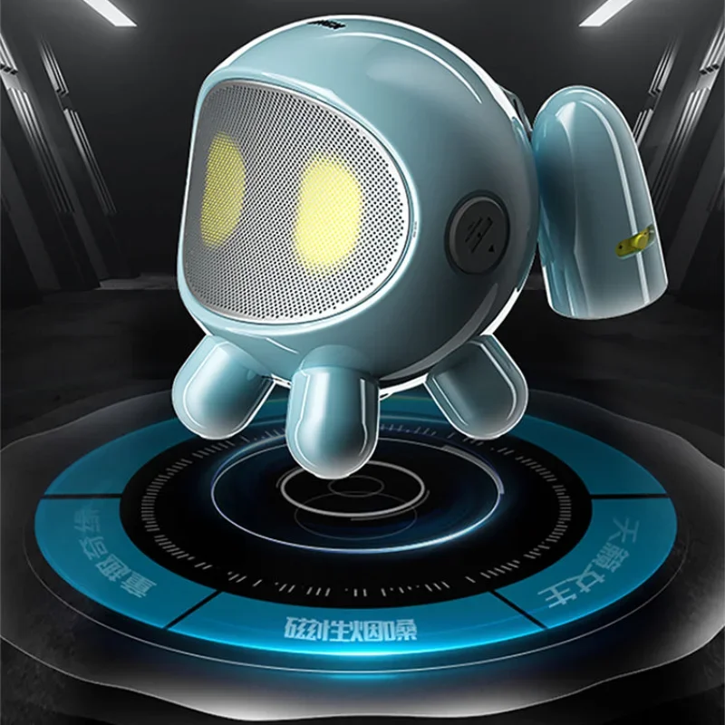 SONGX Bluetooth Speaker Cute Robot Portable Karaoke Wireless Speaker Heavy Bass Stereo Esport Tabletop Decoration Accessories