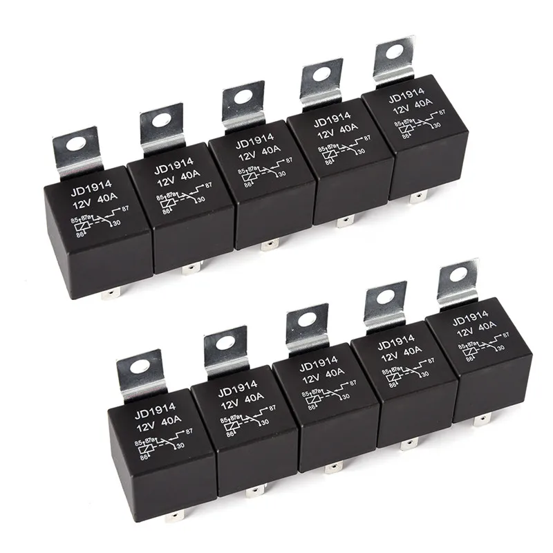 【B】1PC Waterproof Car Relay Automotive Power Relay 12V DC 5 Pin 40A Long Life JD1914
