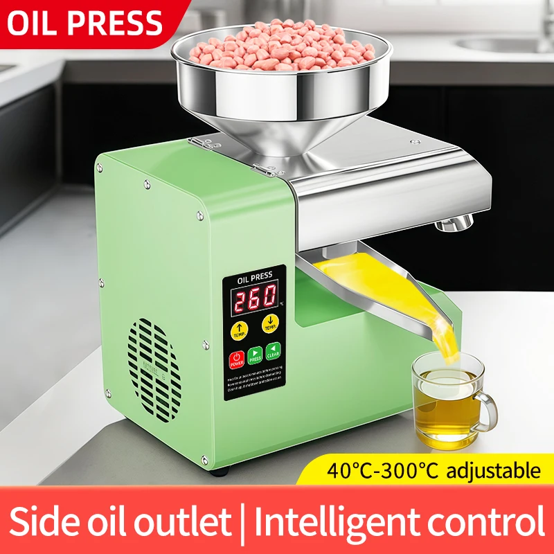 Prensa de aceite, nueva máquina automática, Extractor de aceite comercial para el hogar, prensador R6S