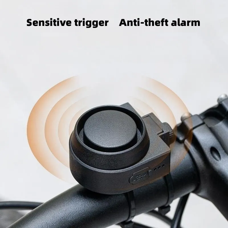 Anti Theft Bike Motorcycle Alarm Security System Bicycle Vibration Motion Sensor Rechargeable Multipurpose Alert Device