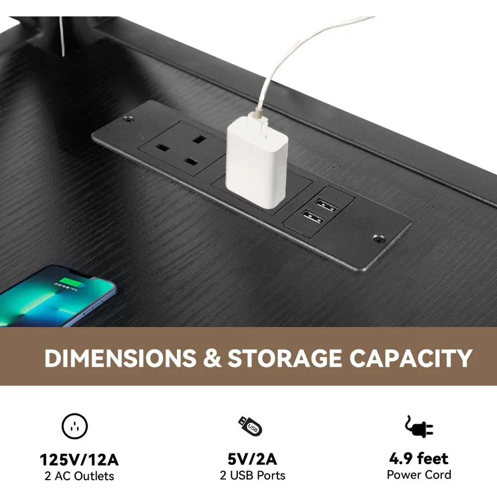 خزانة بار النبيذ من 5 طبقات مع إضاءة LED وحامل زجاجي، وحدة تخزين بار منزلية على الطراز الصناعي #4