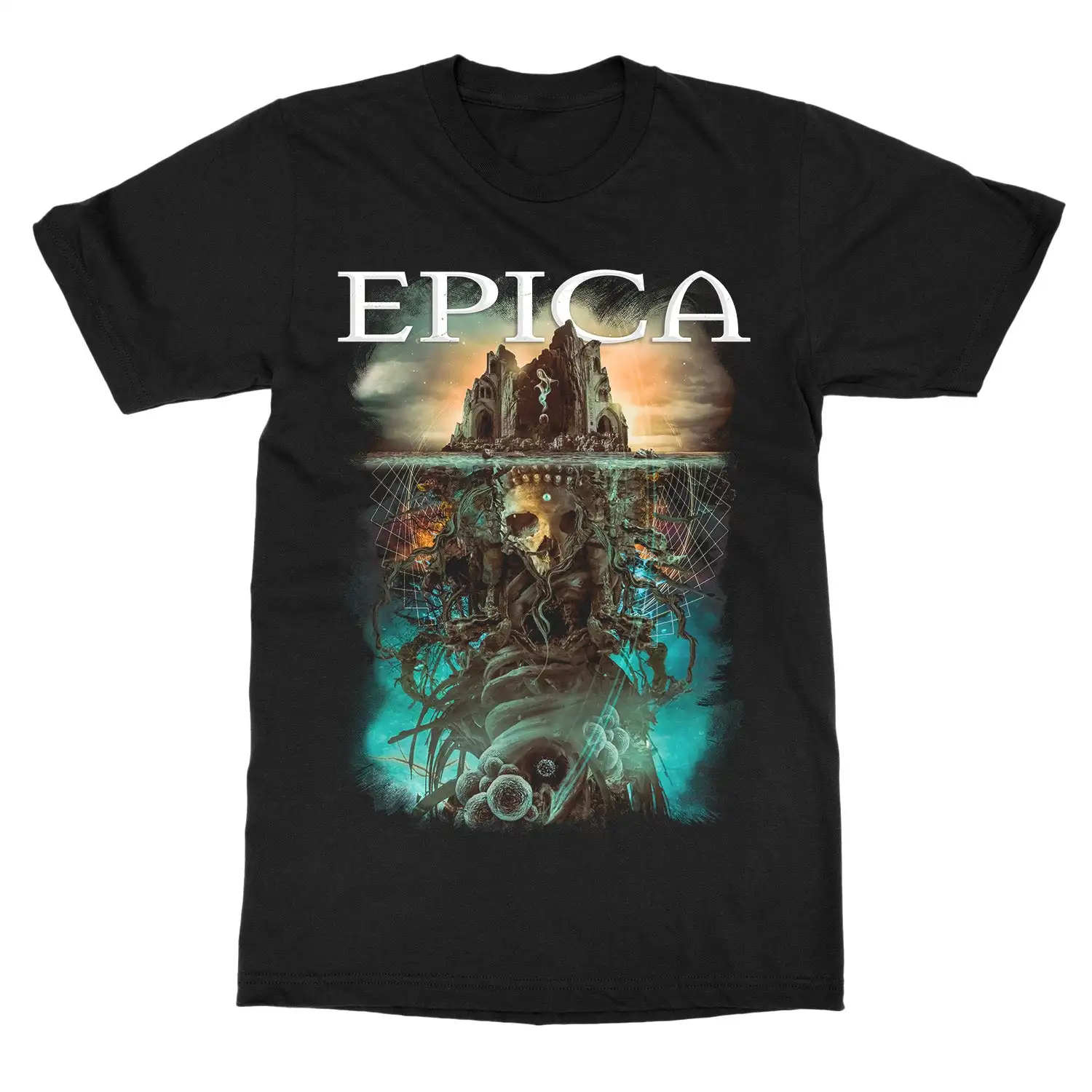 Epica THE PHANTOM AGONY Band T-Shirt 100 % Baumwolle Grafik-T-Shirt Herren Damen Sommer Streetwear Top – Detail 7