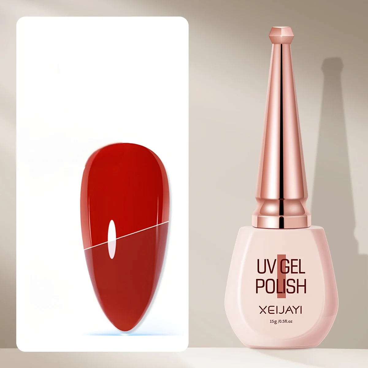 XEIJAYI joint en verre de bouteille de poudre-nouveau joint de verre de colle fonctionnel super lumineux longue durée anti-rayures