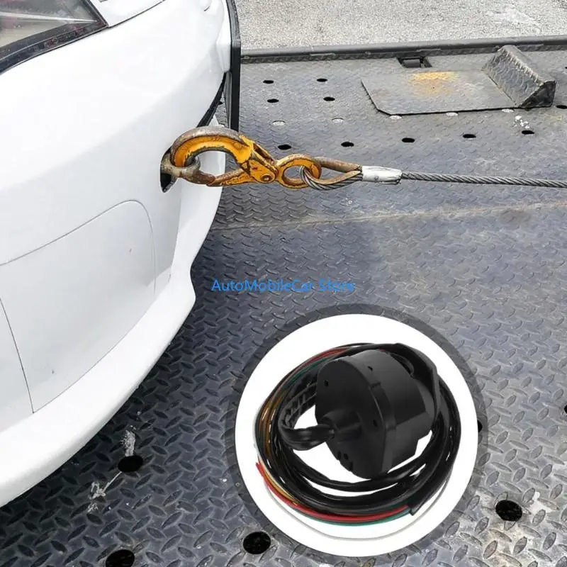 G8TE Plastic 7 Pin Trailer Light Plug for Hassle Setup Safe & Stable Connection