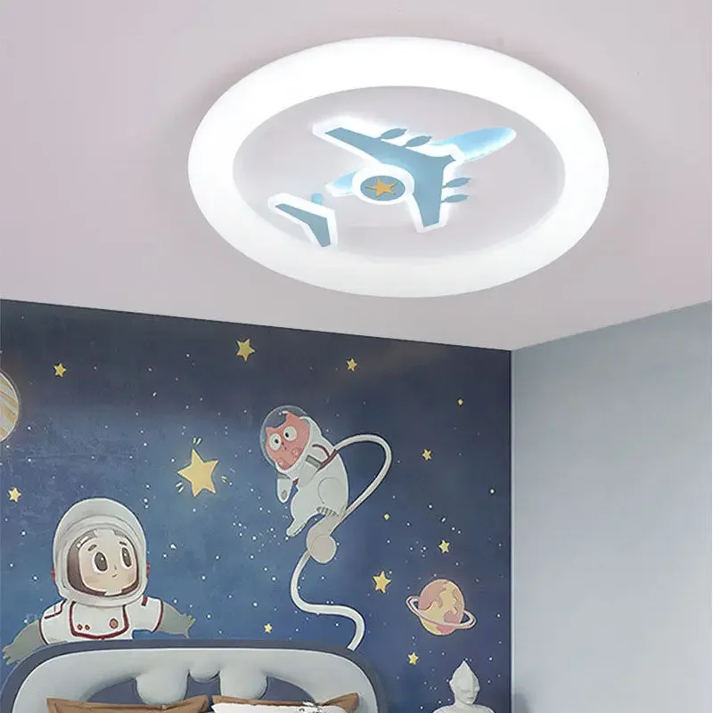 Master bedroom ceiling lamp boy bedroom children's room airplane cartoon baby room lamp