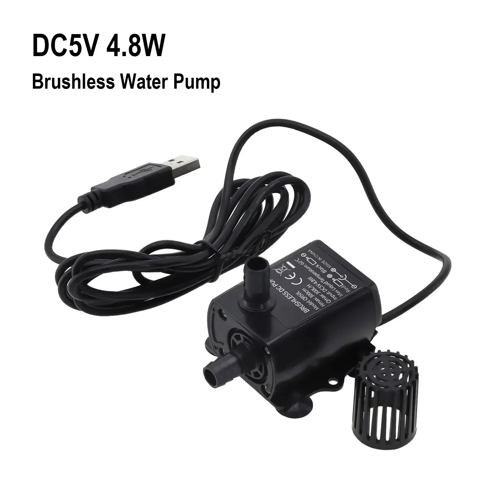 

Мини-USB DC5V 4,8 Вт 300 л/ч бесщеточный водяной насос водонепроницаемый погружной фонтан фонтан диспенсер для воды для домашних животных беспочвенный новый