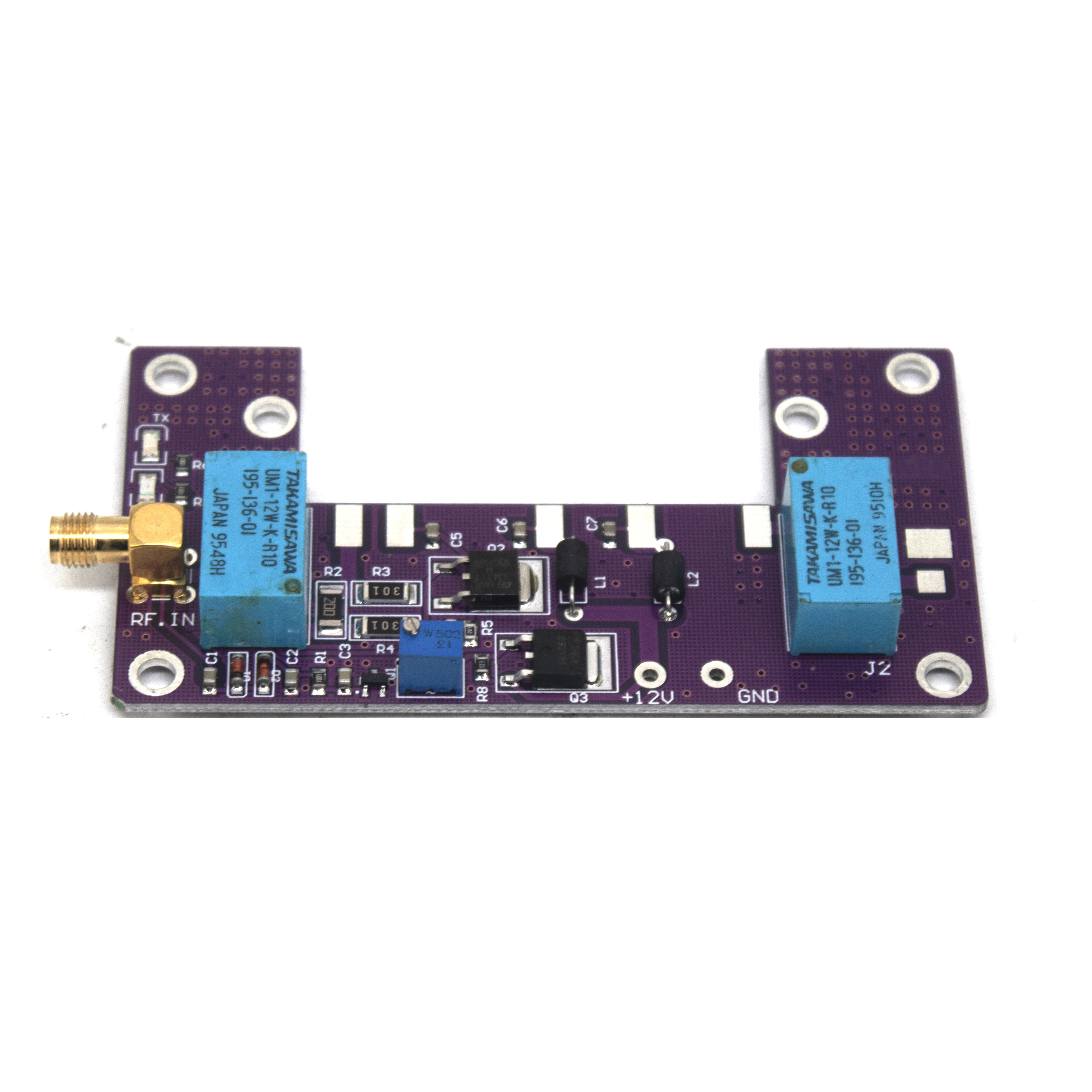 Imagem -02 - Placa de Amplificador de Potência Vhf Uhf rf Kits para Mitsubishi Walkie-talk Ham Radio 80w 130170m 400470m 433mhz Ra30h4047m Ra60h4047m