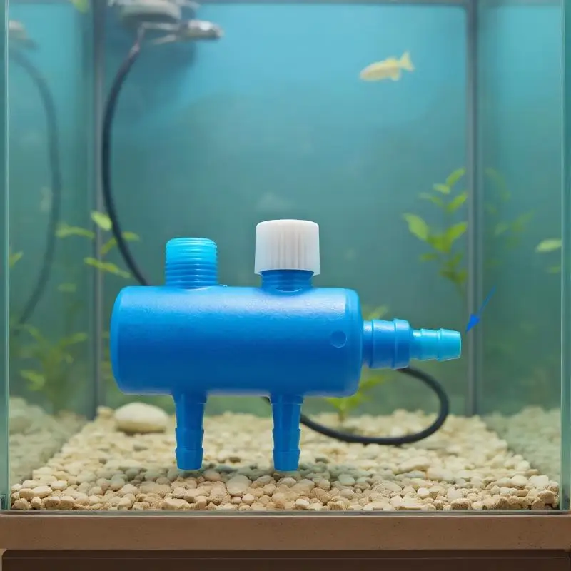 ¡OFERTA! 1 unidad de tubo distribuidor de flujo para bomba de aire de acuario, válvula de control de flujo, manguera de oxígeno práctica para acuarios.