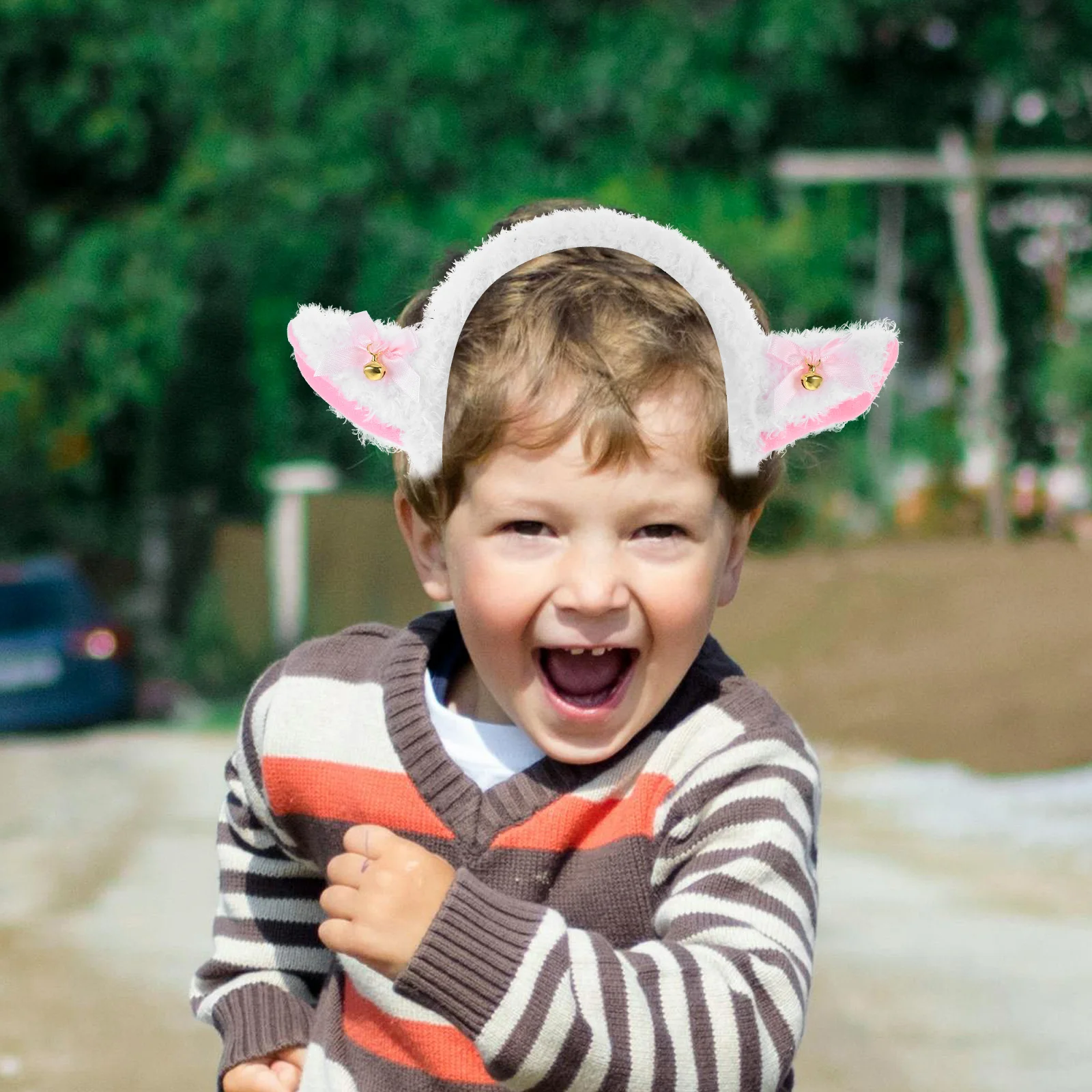 

1Set Versatile Lamb Ears and Tail Set Soft Materials Great for Halloween Cosplay Animal Costume Party Accessories