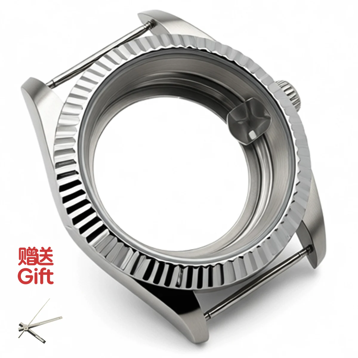 NH35 Case for SK DJ Replacement Part, Fluted Bezel