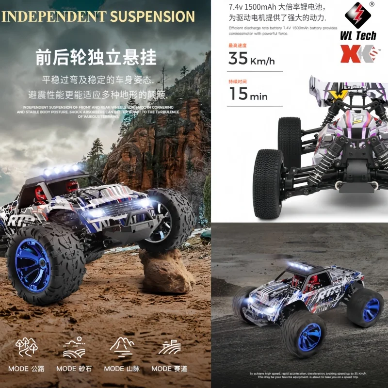 

NEW WLtoys 144016 Racing RC Car 35KM/H 2.4G 4WD drift rc car High Speed Car Off-Road Drift Remote Control Toys for Children