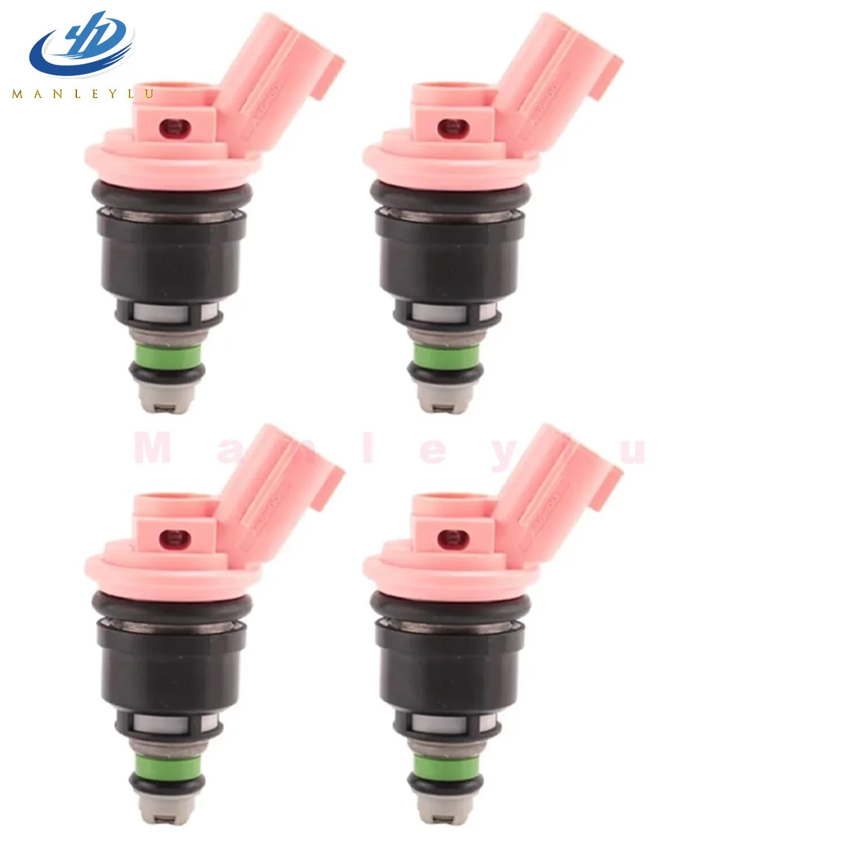 4pcs/Lot Injector Nozzle FOR  1991-1999 Nissan Sentra 200SX NX 1.6L L4 GA16DE Engine OEM 16600-57Y01