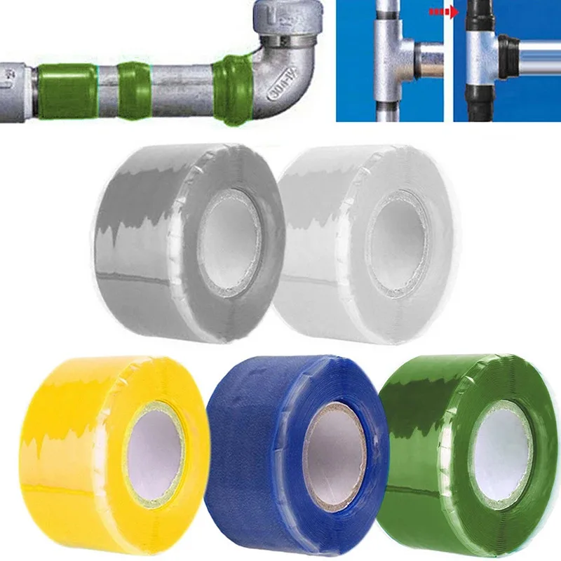 1/2/3pcs Self-adhesive Waterproof Tape Patch Bond Seal Repair Stop Leak Proof Adhesive Tape For Bathroom Kitchen Pipe Repair
