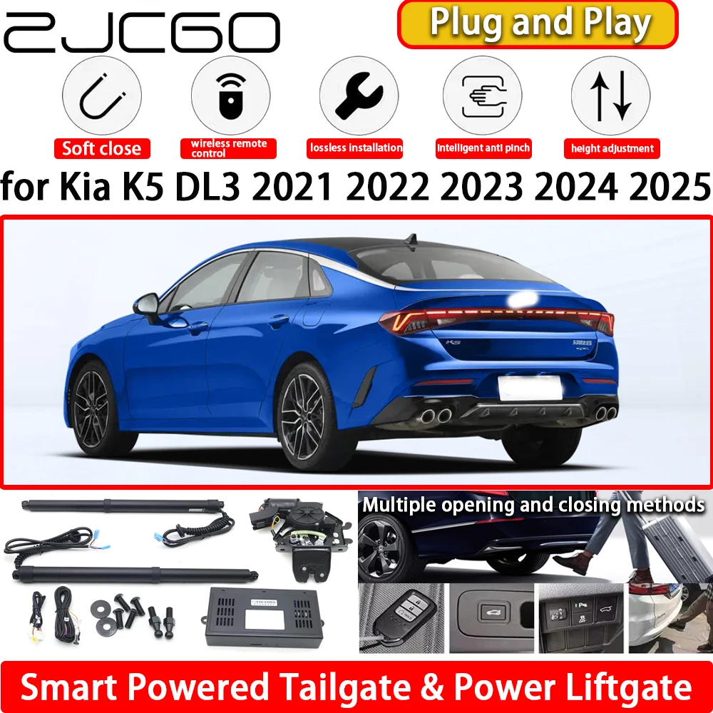

ZJCGO for Kia K5 DL3 2021 2022 2023 2024 2025 OEM Automatic Electric Powered Tailgate Power Liftgate Tail Gate Lift Kit System