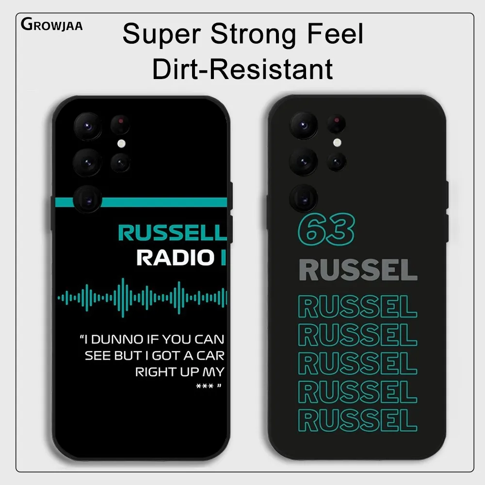 جراب هاتف سيليكون لسامسونج غالاكسي ، حافظة واقية ، F1 ، G-GegeS 63 ، R-Russ ، F1 ، S24 Ultra ، S22 ، S23 Ultra ، S21 ، S20