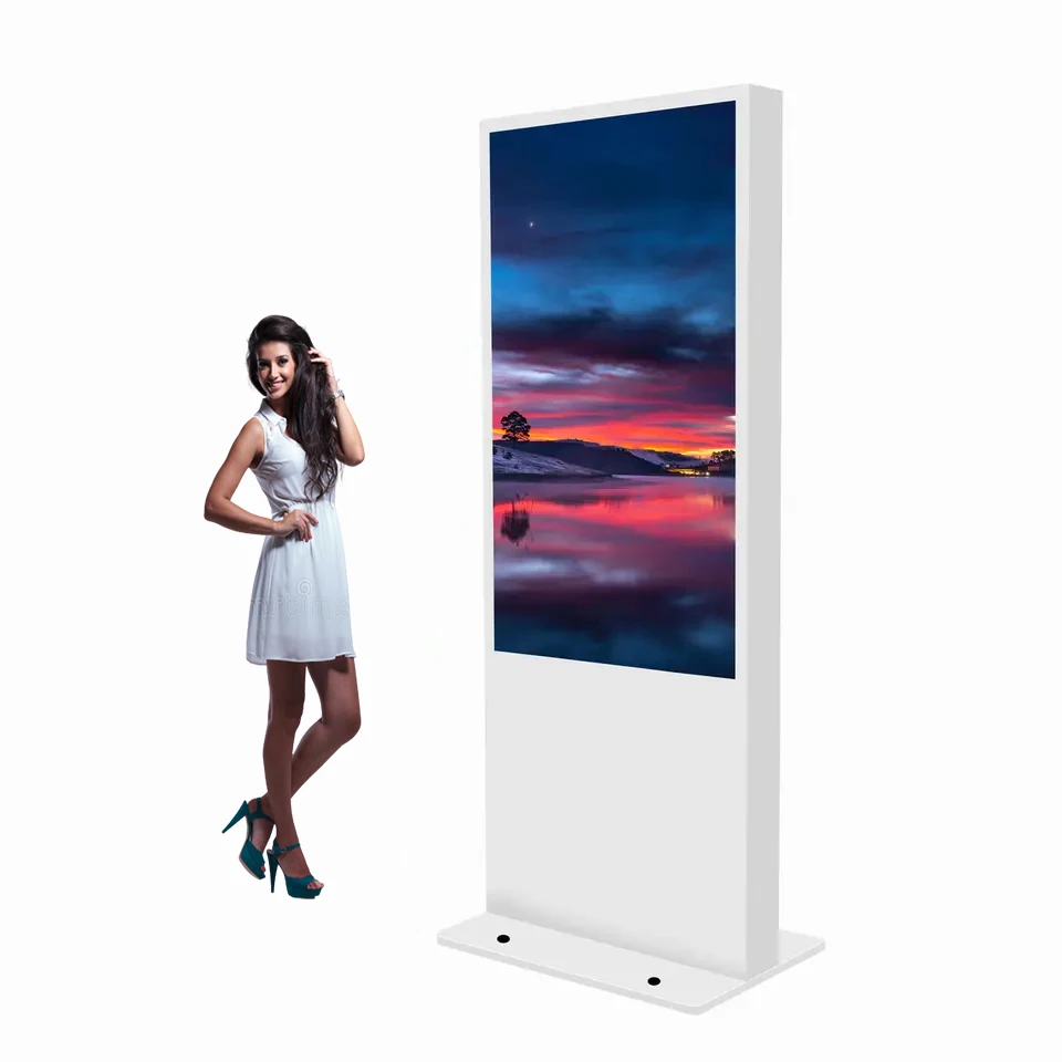 40 43 55 65 Inch Android Player Advertising Poster Kiosk Touch Win Screen Lcd Display Floor Stand digital signage and display