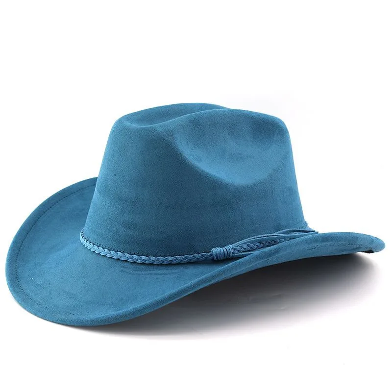 Women Fashionable Fedora Hat Britsh Style Outdoor Party Hat Multicolor New Model Woven Belt Versatile Elegant Ladies Hat Men