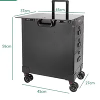 Portable luggage workstation handle high quality tattoo suitcase