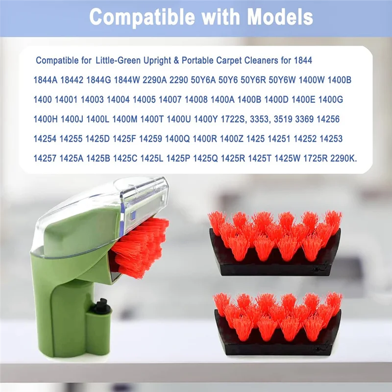 AT28-1400B リトルグリーン 3 インチタフステインブラシツール交換 Bissell 1400B 1425 1400W 1400 1844 2290A シリーズ部品