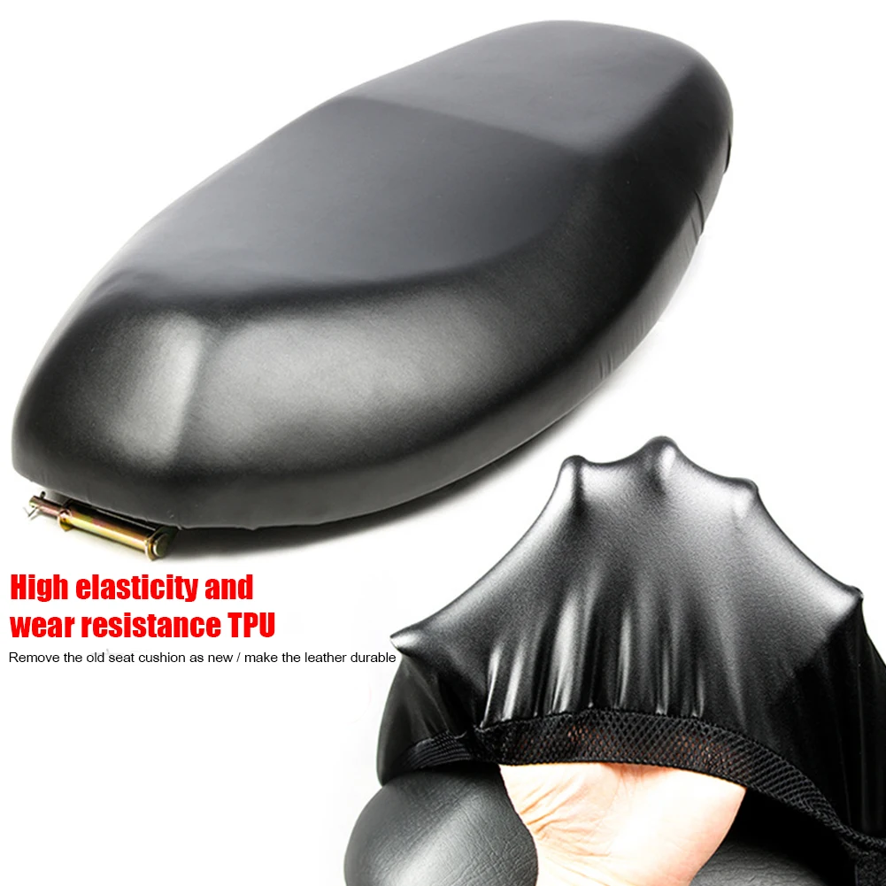 Motorcycle Seat Cushion Cover Waterproof Elastic Cushion Sunscreen Cover Dustproof Motorbike Scooter Cushion Seat Accessories