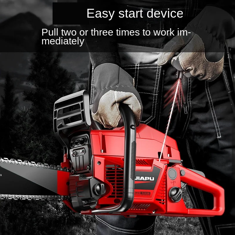 

High-power tree-cutting chainsaw gasoline saw logging high-power chainsaw arboriculture cutting machine household fuel-saving
