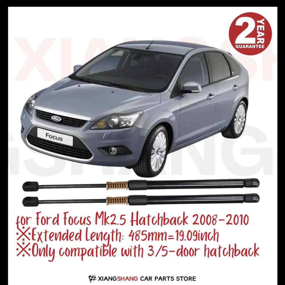 

2pcs Rear Damper for Ford Focus Mk2.5 Hatchback 2008-2010 WITH SPRING Trunk Boot Gas Charged Gas Struts