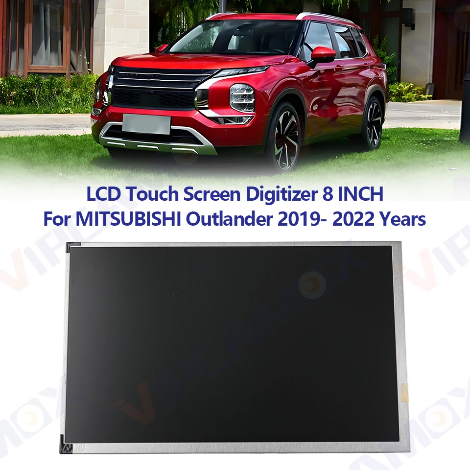 

8" LCD Display Touch Screen Glass Digitizer For 2020 2021 2022 Mitsubishi Outlander Car Radio Parts 8740A098 / 8740A103