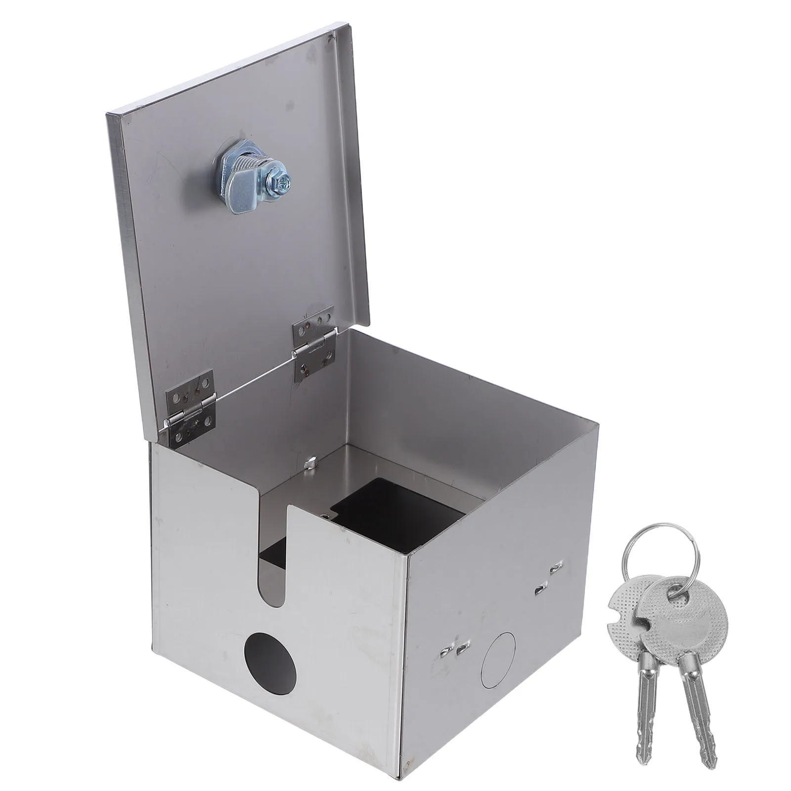 

Waterproof Anti-Theft Socket Box 86 Type Stainless Steel Outdoor Electrical Enclosure Heavy Duty Weatherproof Lockable Outlet
