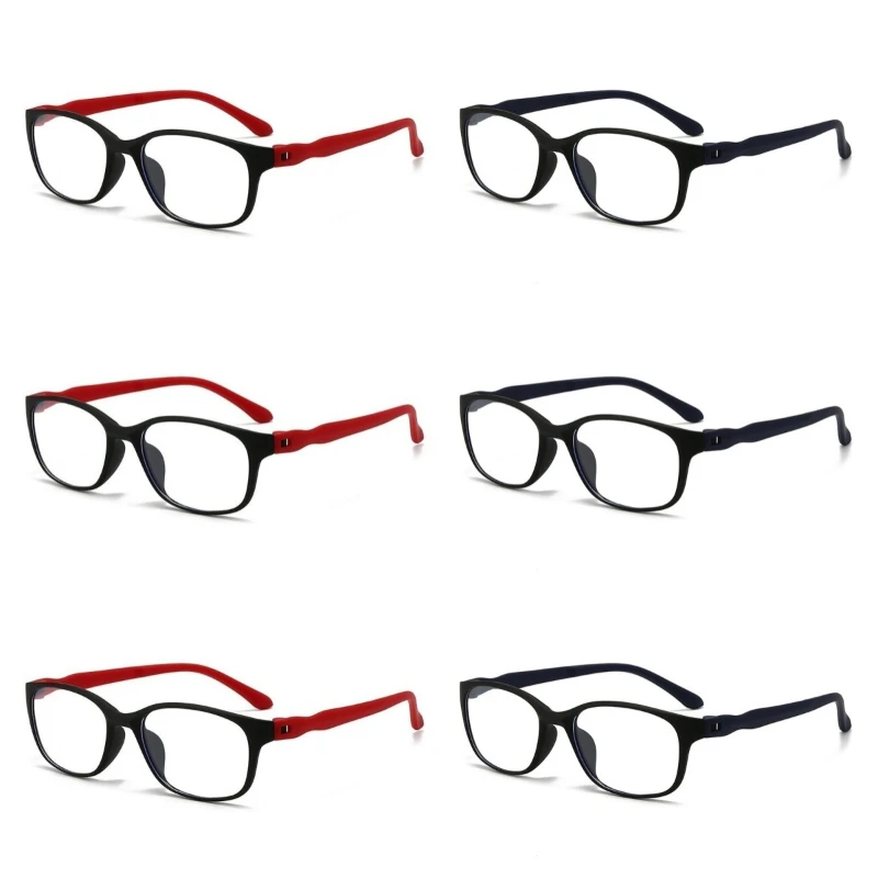 

6PCS Ultralight TR90 Reading Glasses Blue Light Blocking Presbyopia Eyeglasses Men Hyperopia Optical Eyewear +100-+400