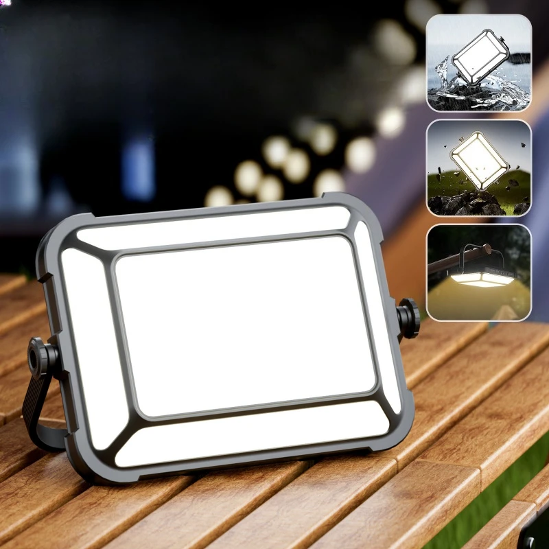 Outdoor LED camping filling light charging stall atmosphere lighting strong light waterproof