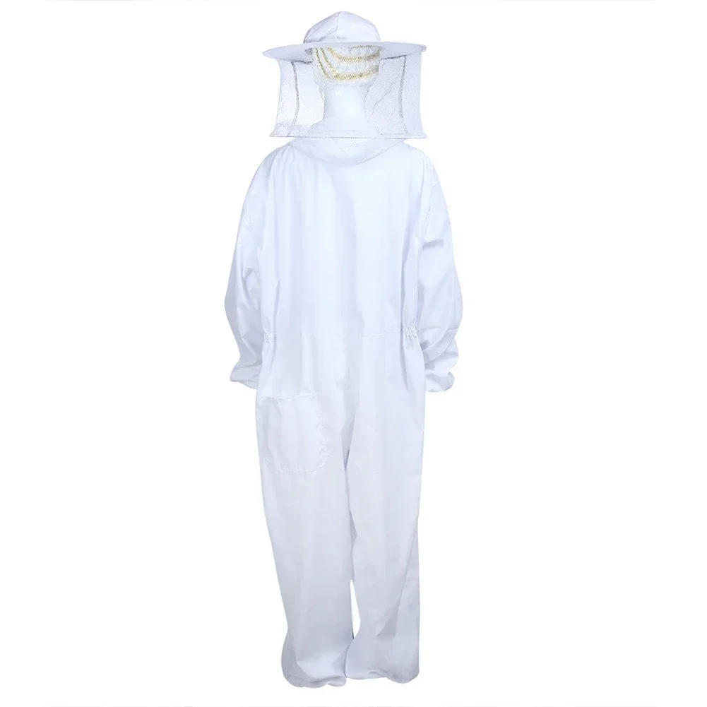 

1pc Beekeeping Suit Cotton Beekeeper Clothing With Round Guard For Men Women Garden Beekeeping Supplies Accessories