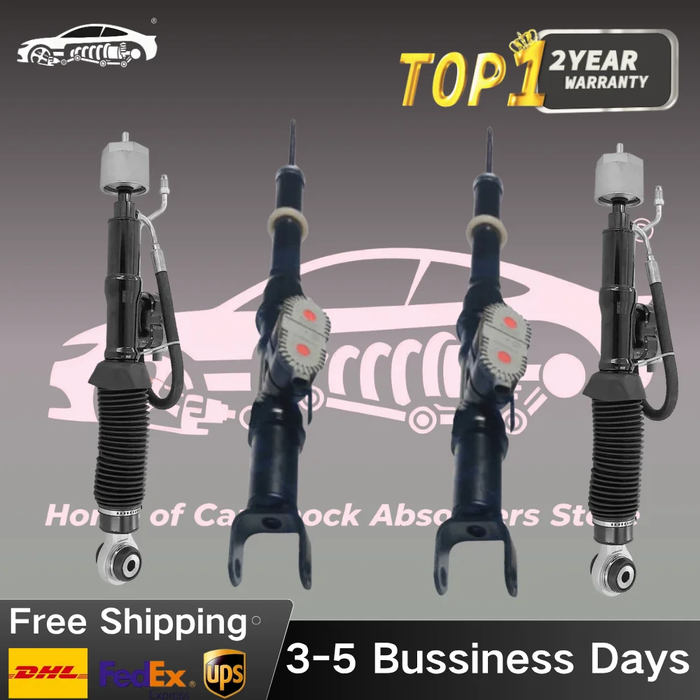 4 Pieces Front Rear Left Right Shock Absorbers Struts For Bentley Arnage R RL T V8 2005-2010 PD111581PA PD22931PF