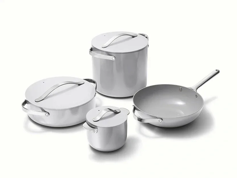 

Nonstick Ceramic Cookware Set 8 Piece in Gray - Brand
