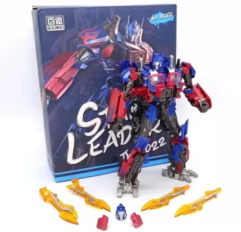 Na Stanie Transformacja Baiwei TW1022 Optimu Primal Ultra Magnus KO Masterpiece Commander Nemesis Prime Robot Samochód Transformujący