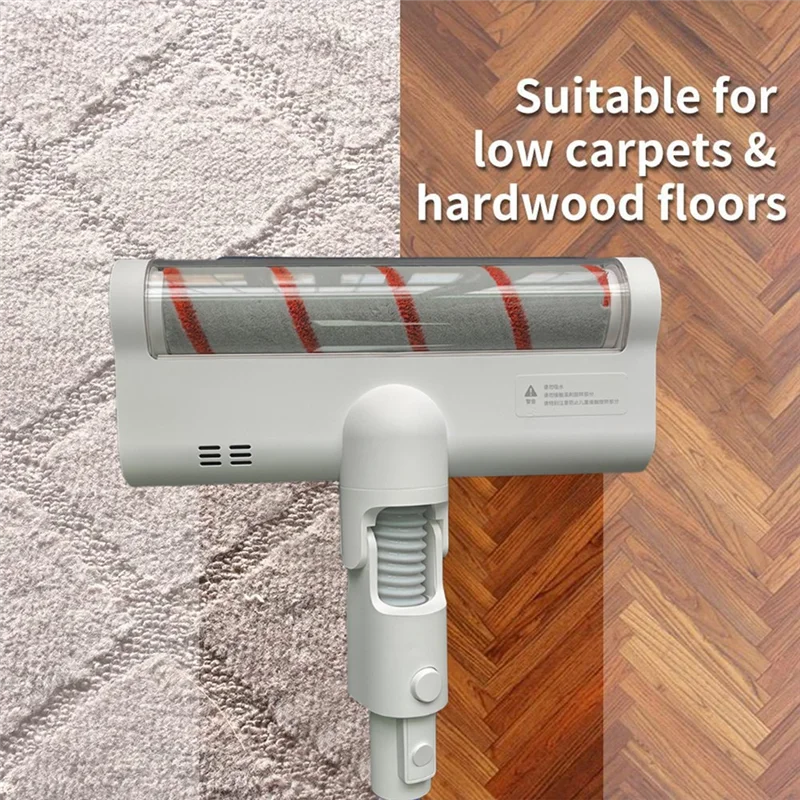 ABVI-رأس فرشاة دوارة للوبر الناعم لـ Dreame R10 R20 R30 T10 T20 T30 V12 V16 ملحقات المكنسة الكهربائية فرشاة أرضية من الخشب الصلب